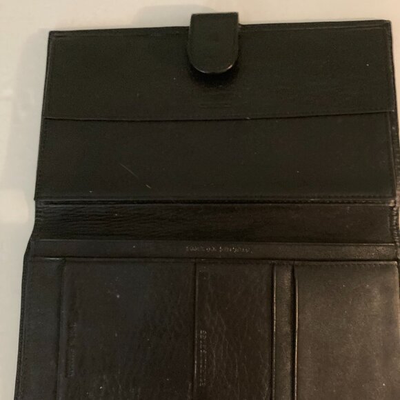 DILANA MEN/WOMEN VINTAGE BLACK TRAVEL WALLET - Picture 5 of 5